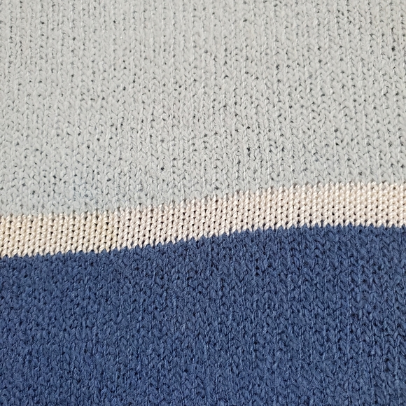 Vintage Sweater Blue White - Picture 5 of 8
